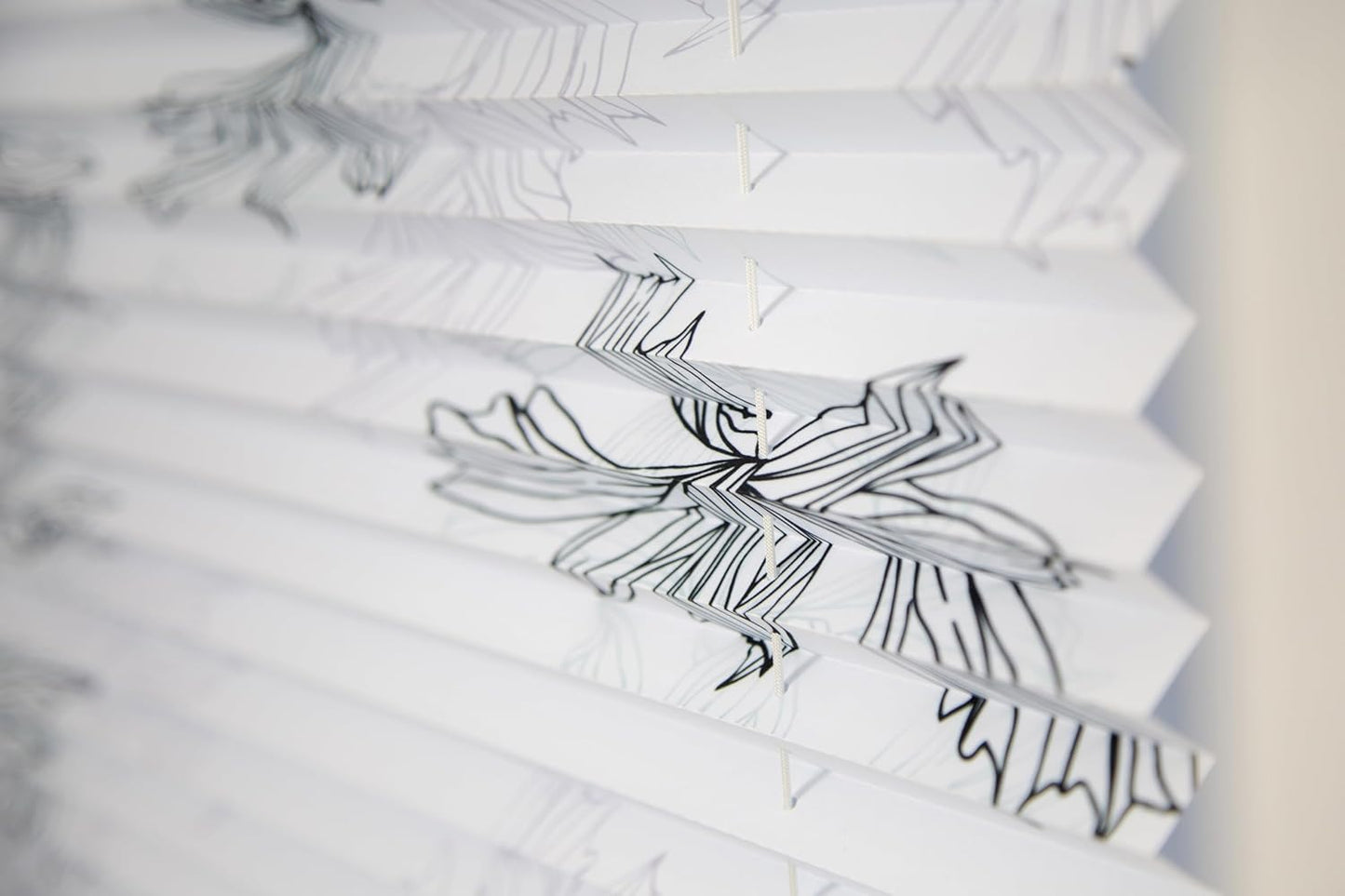 Klemmfix-Plissee mit Druck "VALENCIA"