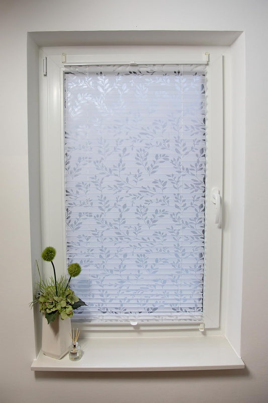 Klemmfix-Plissee mit Ausbrenner "TORONTO"