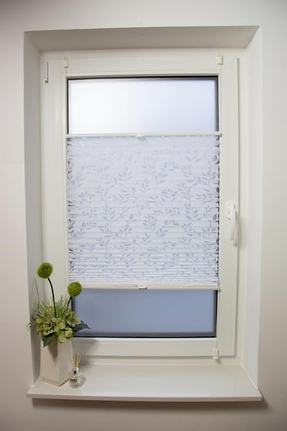 Klemmfix-Plissee mit Ausbrenner "TORONTO"