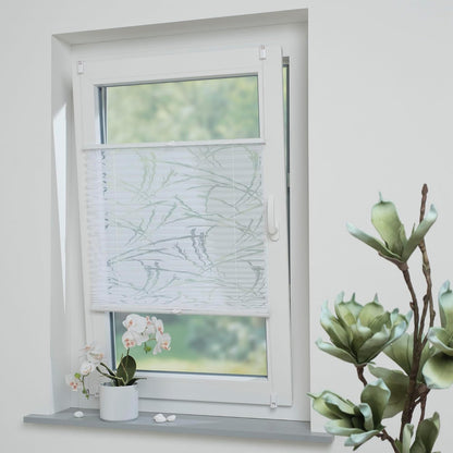 Klemmfix-Plissee mit Ausbrenner „BAMAKO“