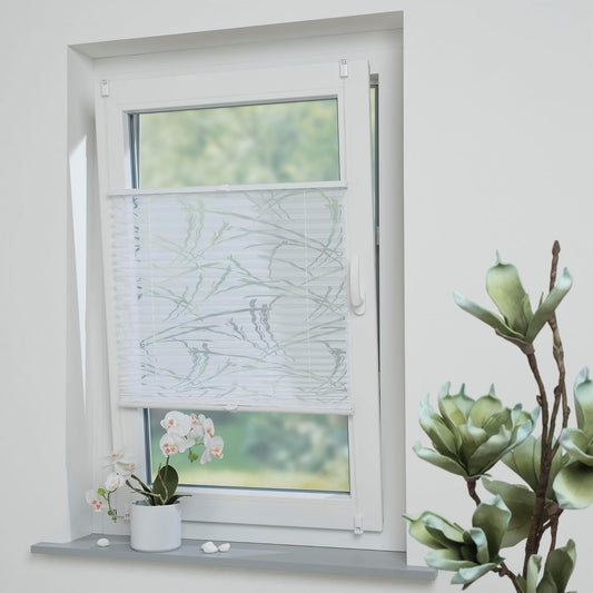 Klemmfix-Plissee mit Ausbrenner „BAMAKO“