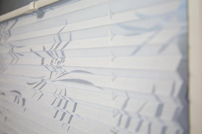 Klemmfix-Plissee mit Ausbrenner "PALERMO"