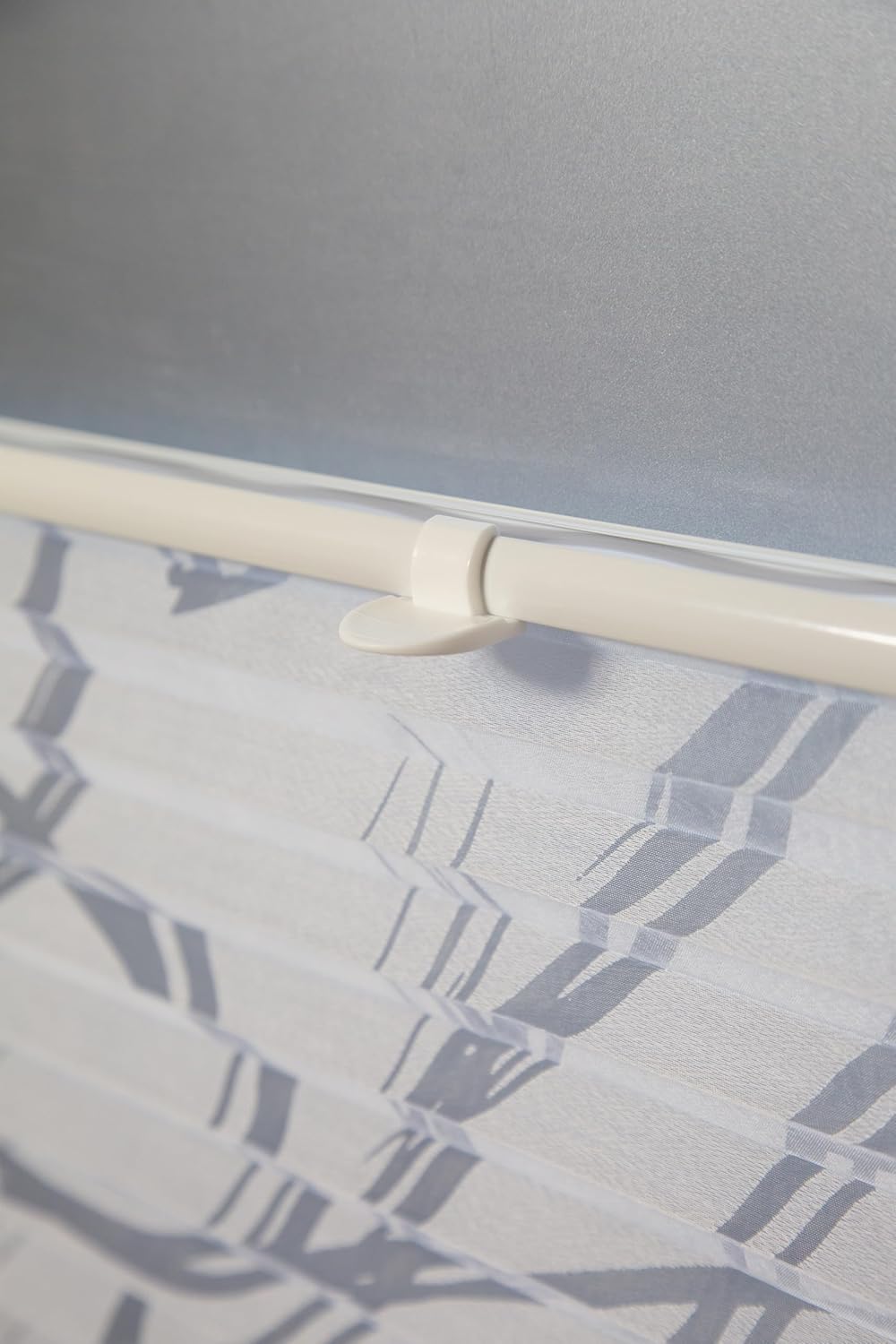 Klemmfix-Plissee mit Ausbrenner 