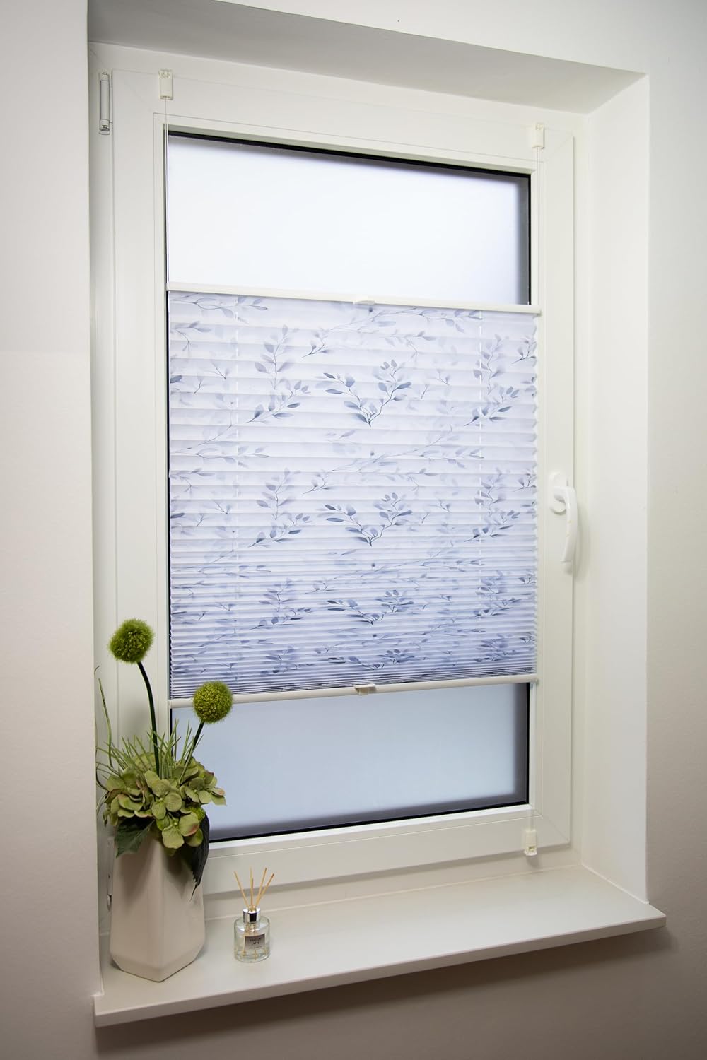 Klemmfix-Plissee mit Druck 