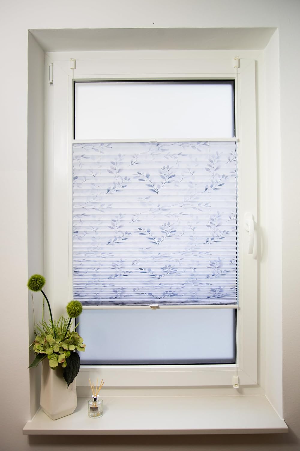 Klemmfix-Plissee mit Druck 