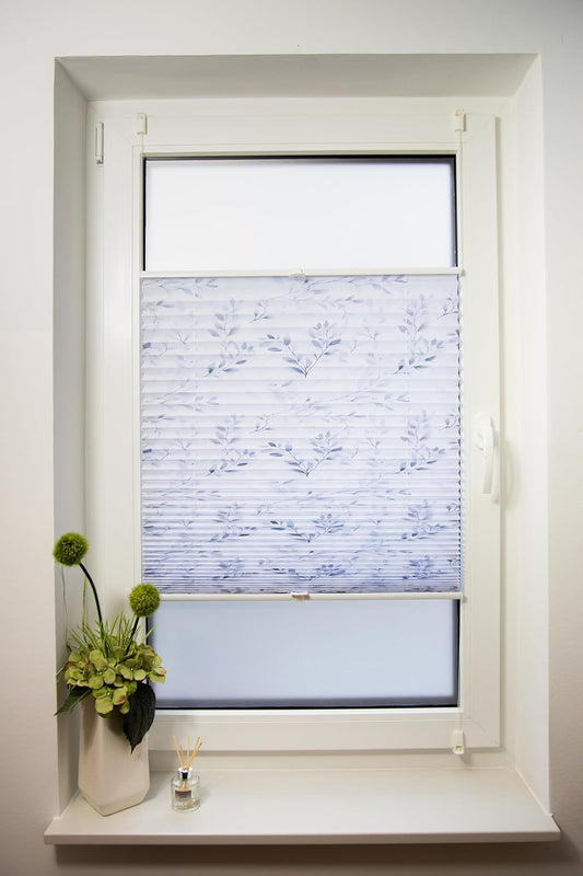 Klemmfix-Plissee mit Druck "BOGOTÀ"