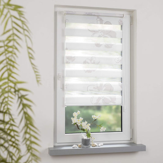 Klemmfix Doppelrollo „BOSTON“ – Stil & Sicherheit