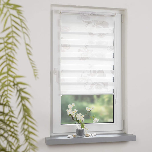 Klemmfix Doppelrollo „BOSTON“ – Stil & Sicherheit