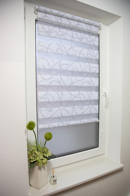 Klemmfix Duo-Rollo mit Druck "DETROIT"