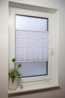 Klemmfix-Plissee mit Druck "ATHEN"