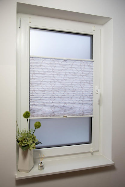 Klemmfix-Plissee mit Druck "ATHEN"