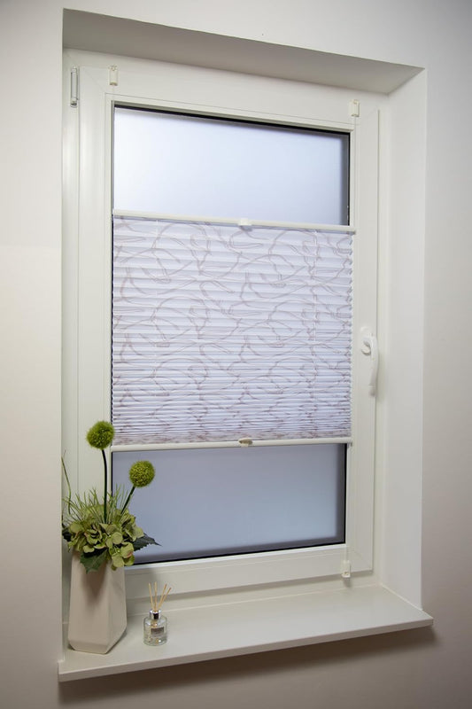 Klemmfix-Plissee mit Druck "ATHEN"