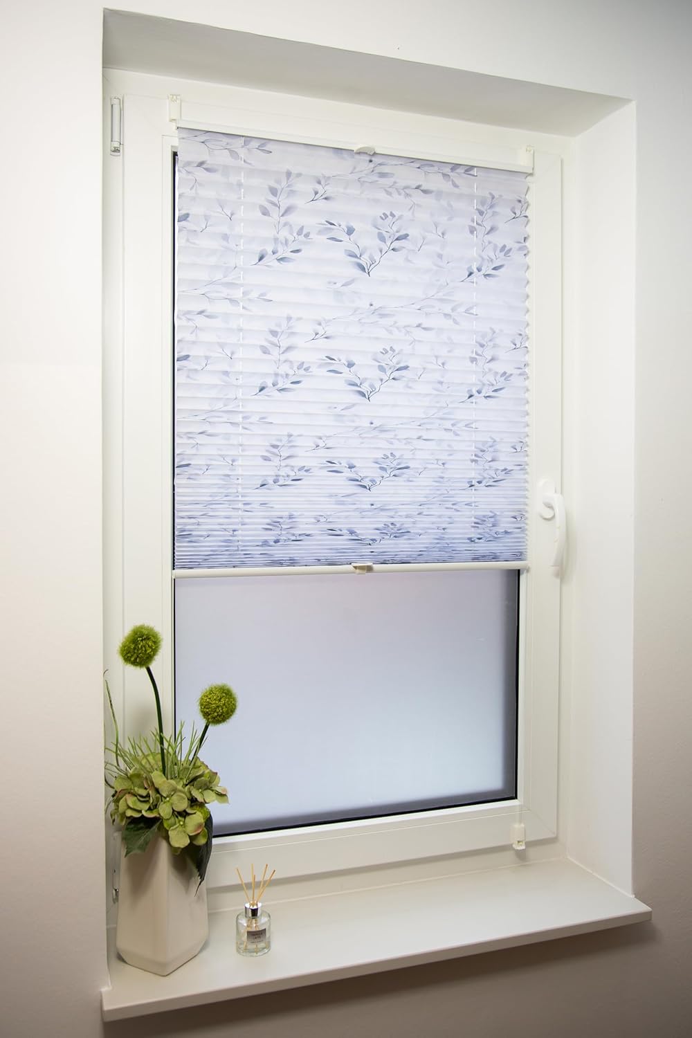 Klemmfix-Plissee mit Druck 