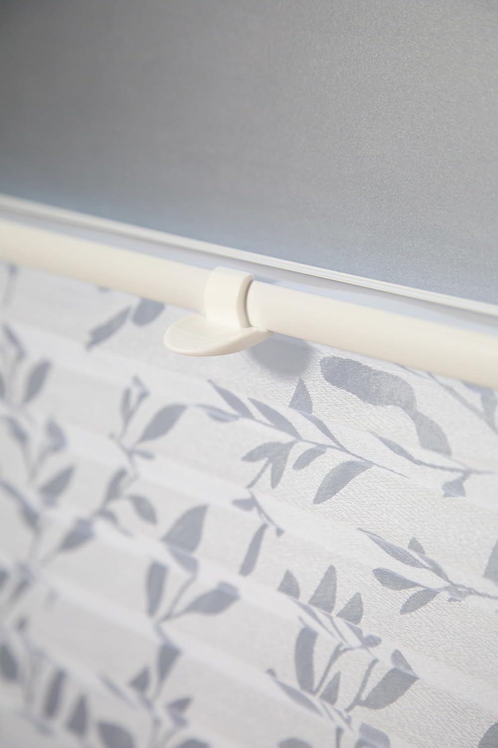 Klemmfix-Plissee mit Ausbrenner 