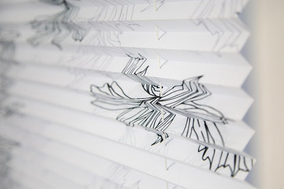 Klemmfix-Plissee mit Druck "VALENCIA"