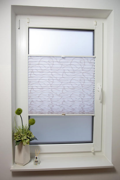 Klemmfix-Plissee mit Druck "ATHEN"