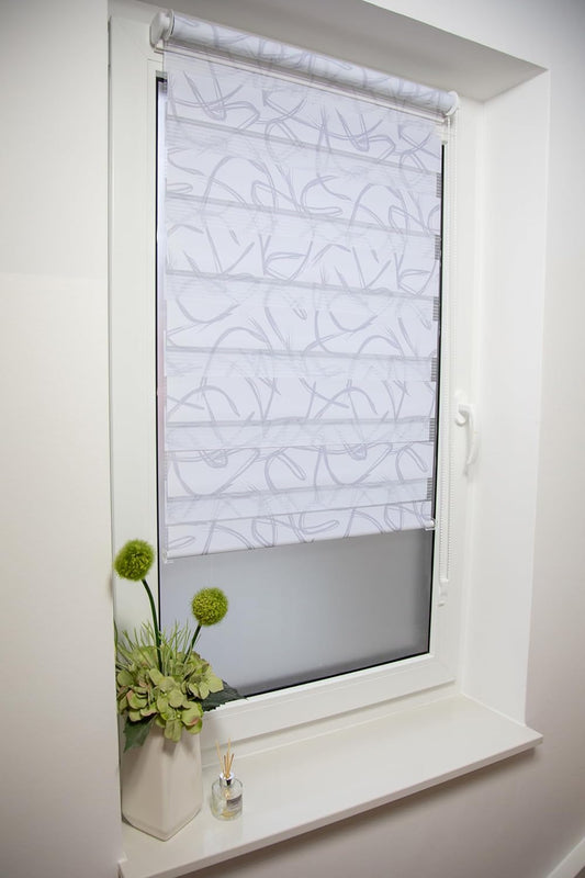 Klemmfix Duo-Rollo mit Druck "DETROIT"