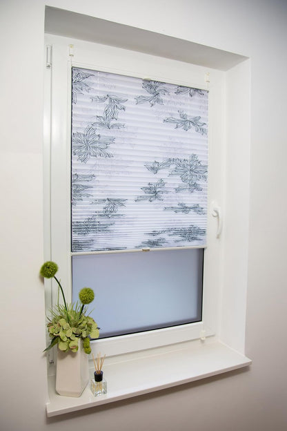 Klemmfix-Plissee mit Druck "VALENCIA"