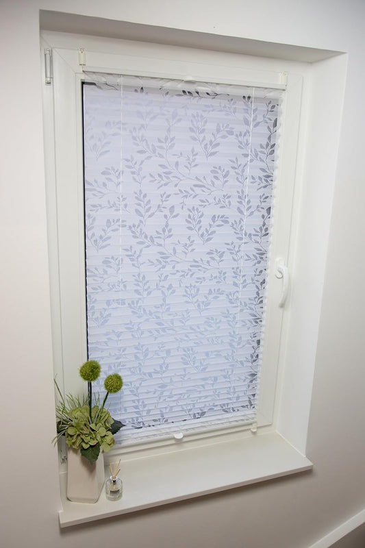 Klemmfix-Plissee mit Ausbrenner "TORONTO"