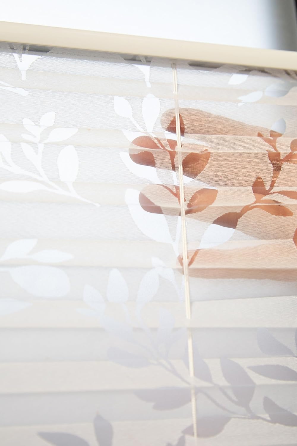 Klemmfix-Plissee mit Ausbrenner 