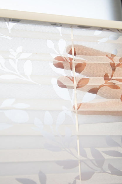 Klemmfix-Plissee mit Ausbrenner "TORONTO"