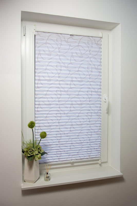 Klemmfix-Plissee mit Druck "ATHEN"