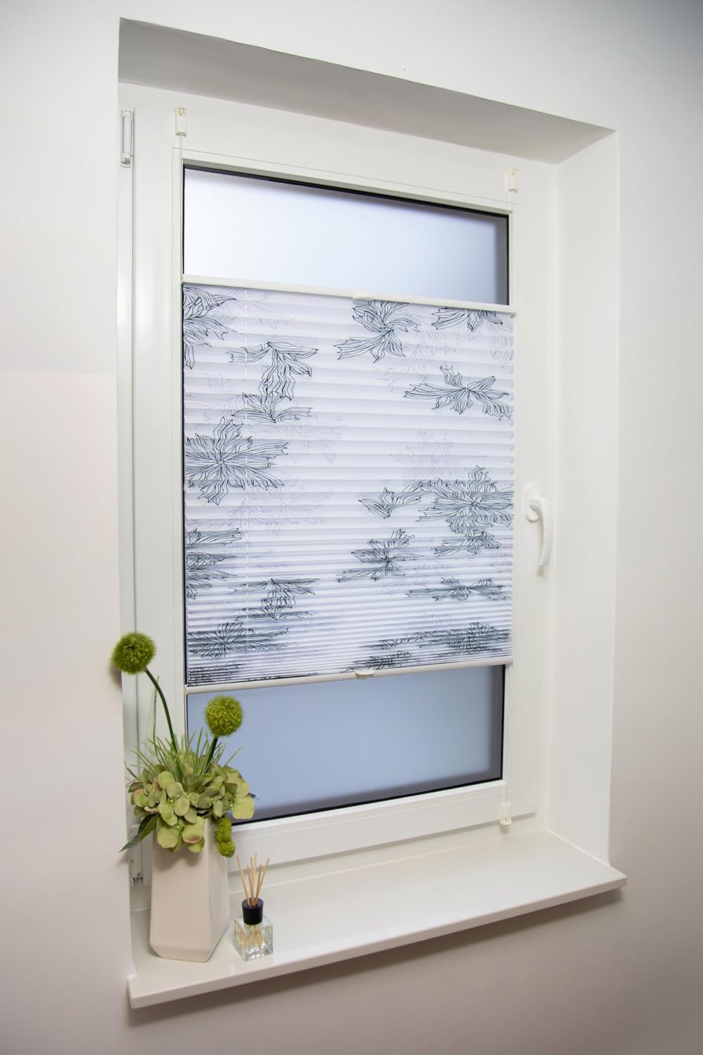 Klemmfix-Plissee mit Druck 