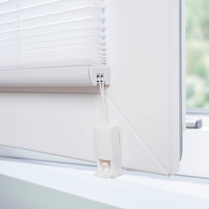 Klemmfix Plissee Uni Weiß