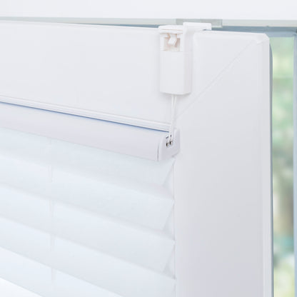 Klemmfix Plissee Uni Weiß