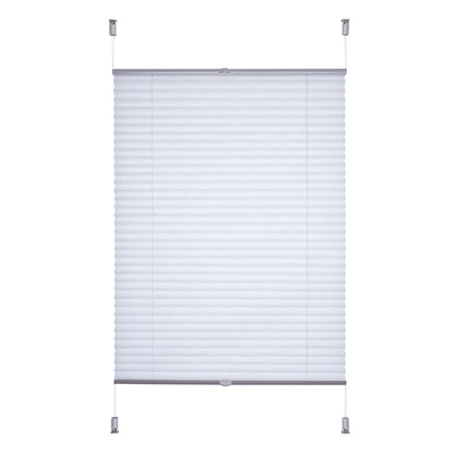 Klemmfix Plissee Uni Weiß