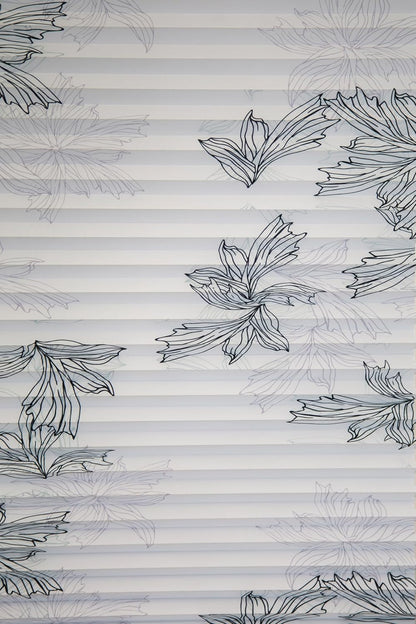 Klemmfix-Plissee mit Druck "VALENCIA"