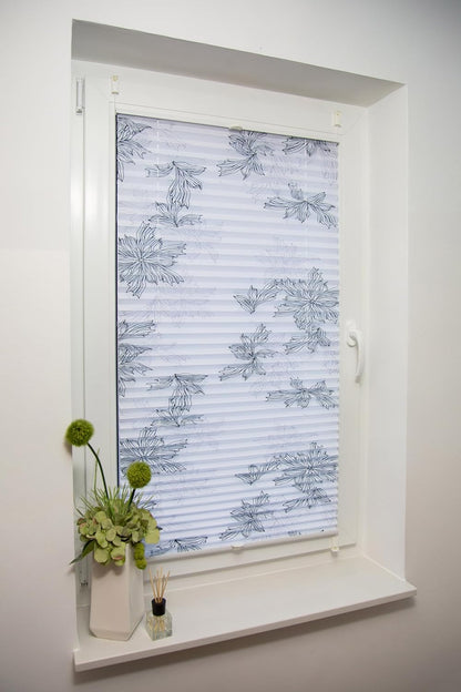 Klemmfix-Plissee mit Druck "VALENCIA"