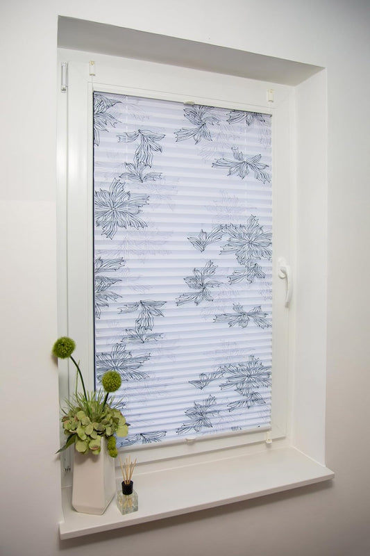 Klemmfix-Plissee mit Druck "VALENCIA"