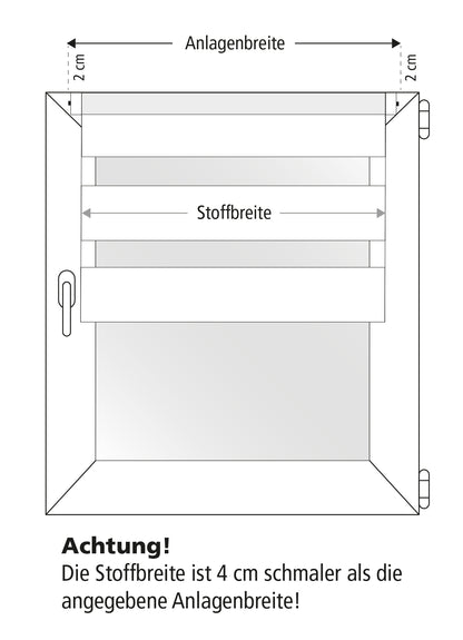 Klemmfix Duo-Rollo mit Druck "DETROIT"