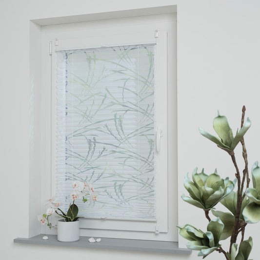 Klemmfix-Plissee mit Ausbrenner „BAMAKO“