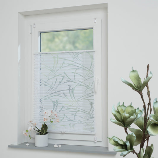 Klemmfix-Plissee mit Ausbrenner „BAMAKO“