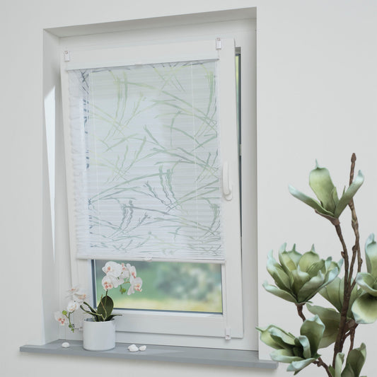 Klemmfix-Plissee mit Ausbrenner „BAMAKO“